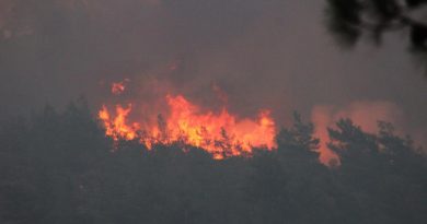 20 helikopter, 14 uçak ile müdahale başladı