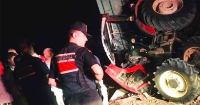 Adıyaman’da traktör devrildi: 1 yaralı