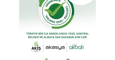 Akasya ve Akbatı, 'Green Check-Yeşil Kontrol Belgesi' aldı