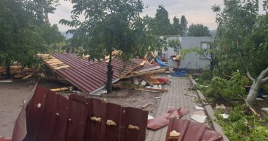 Amasya’da hortum ve sel dehşeti kamerada