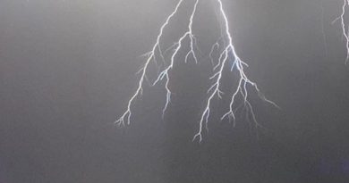 Ankara’da şimşekler geceyi aydınlattı