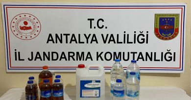Antalya’da kaçak alkol operasyonu