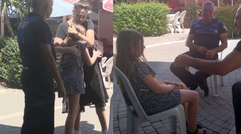 Antalya'da pazarda kaybolan İngiliz kız çocuğu ailesine teslim edildi