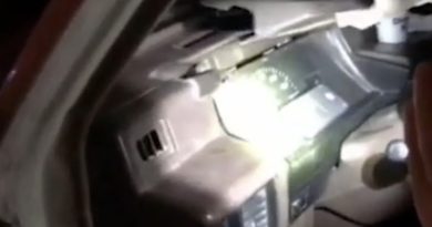 Aracın gösterge panelinde sıvı bonzai çıktı