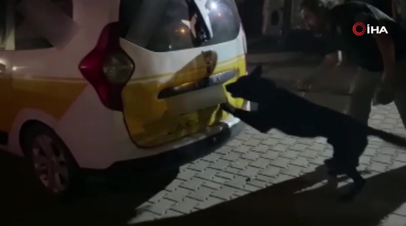 Aracından 15 kilo esrar çıkan taksici 'haberim yok' dedi