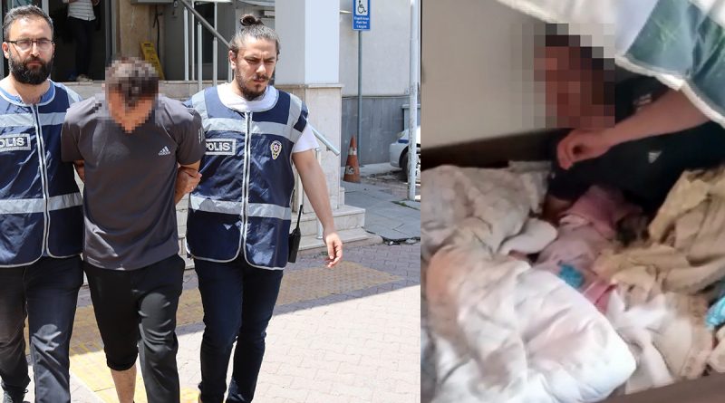 Aranan şahıs bazanın altından çıktı