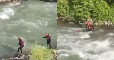 Arkadaşını kurtarmak isterken çayda akıntıya kapılan sağlık çalışanını arama çalışmaları sürüyor