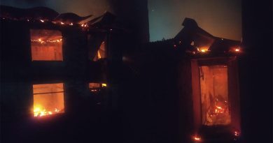 Artvin’de çıkan yangında 4 ev kullanılamaz hale geldi