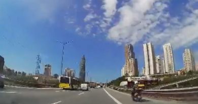 Ataşehir’de metrelerce sürüklendi, aracın altında kalmaktan kurtuldu