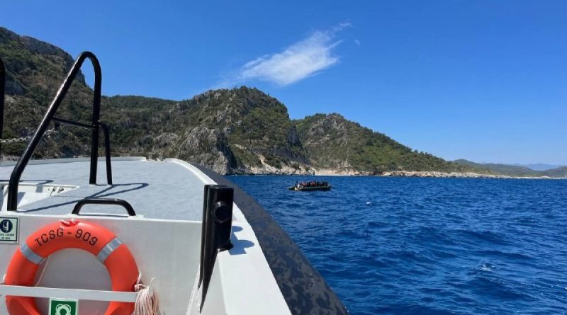 Aydın’da 39 düzensiz göçmen kurtarıldı !