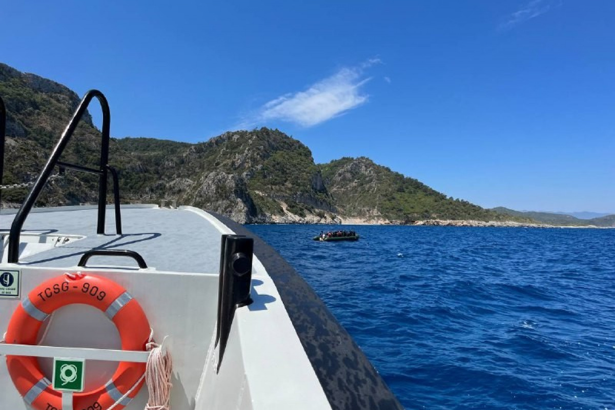 Aydın’da 39 düzensiz göçmen kurtarıldı !