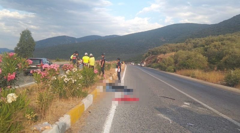 Aydın'da karşı şeride geçen otomobil takla attı: 1 ölü, 4 yaralı
