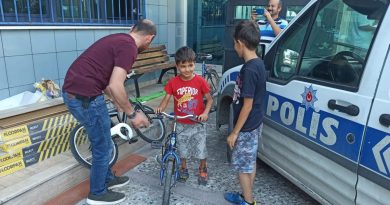 Baba ve oğullarının bisikletini çalan şüpheli yakalandı