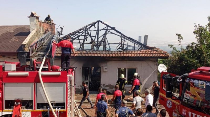 Babasından miras kalan evi ateşe verdi