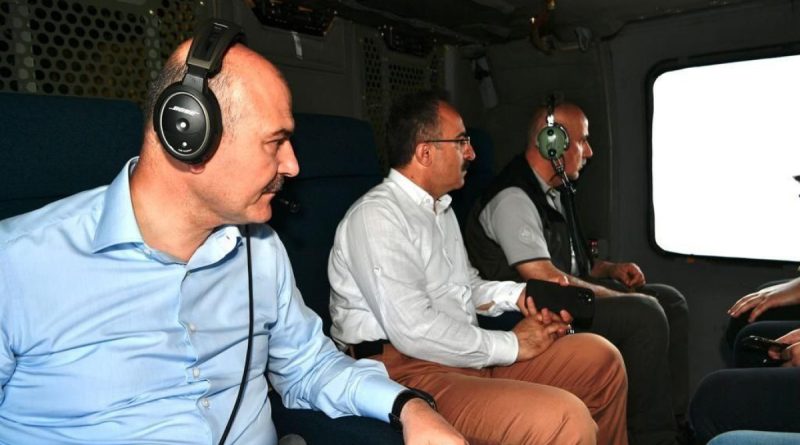 Bakan Kirişci: '56 hava aracı ile yangına müdahale ediyoruz'