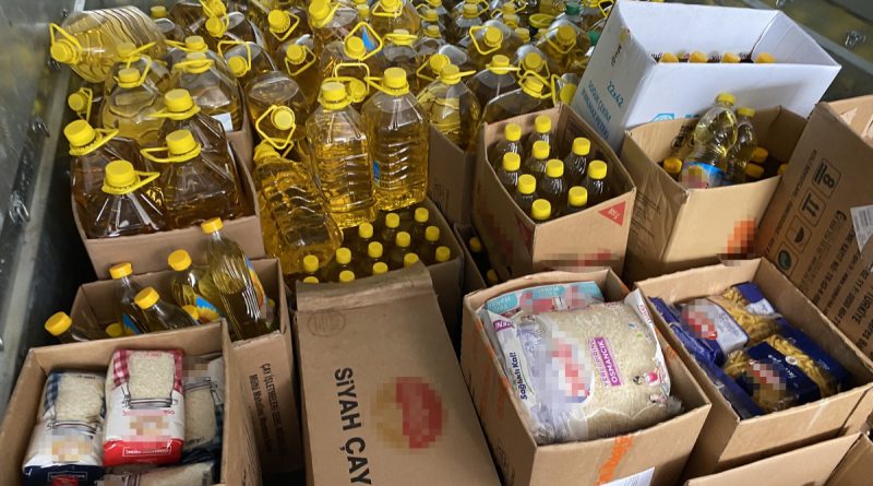 Bartın’da FETÖ’ye ait depoda 20 ton gıda ve temizlik malzemesi ele geçirildi