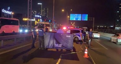 Basın Ekspres’te yolun karşına geçmeye çalışan adam araba çarpması sonucu hayatını kaybetti