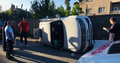 Başkan Büyüksu trafik kazası geçirdi