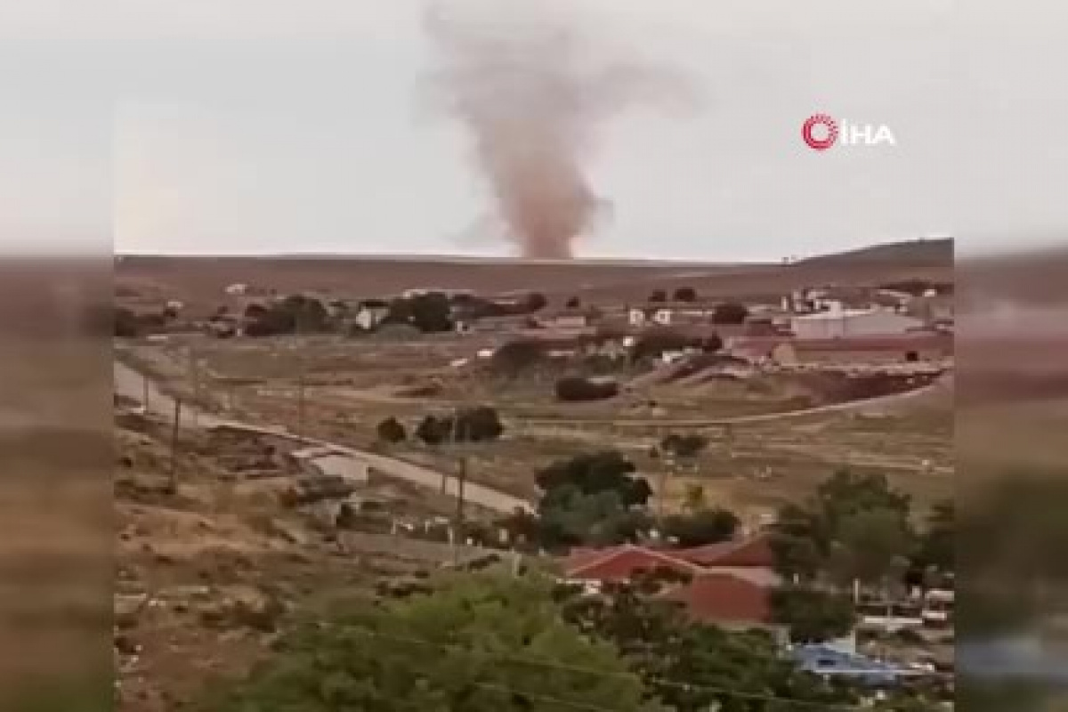 Başkent'te hortum paniği