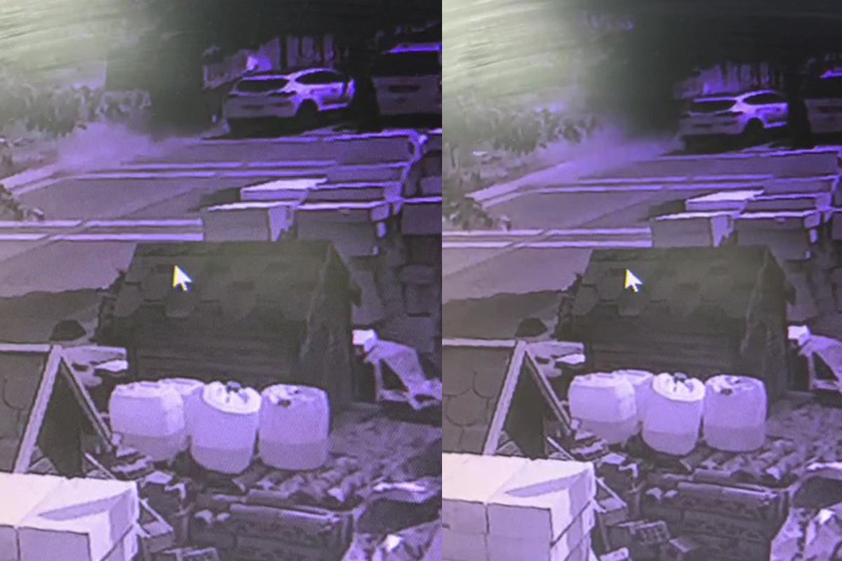 Beykoz'da hafriyat kamyonunun su kanalına uçtuğu kaza kamerada