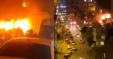 Beylikdüzü’nde korkutan yangın: Alevler gökyüzünü aydınlattı