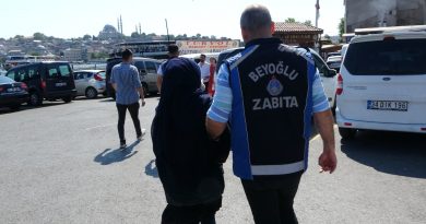 Beyoğlu’nda nefes kesen dilenci operasyonu