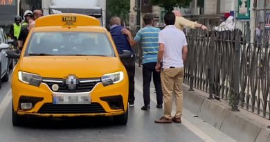 Beyoğlu’nda trafik magandası dehşet saçtı