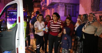 Bodrum katta çıkan yangında 1'i hamile 2 kişi zehirlendi