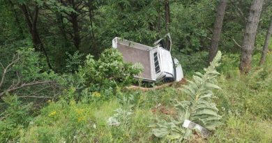 Bursa'da kamyonet şarampole yuvarlandı: 1 yaralı