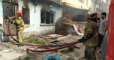 Bursa'da madde bağımlısı genç evi ateşe verdi