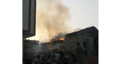 Bursa'da tarihi ev alev alev yandı