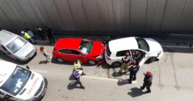 Bursa'da zincirleme kaza: 1 yaralı