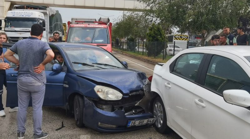 Bursa'da zincirleme kaza: 8 yaralı