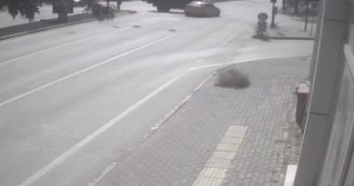 Bursa'daki feci kaza güvenlik kamerasına yansıdı