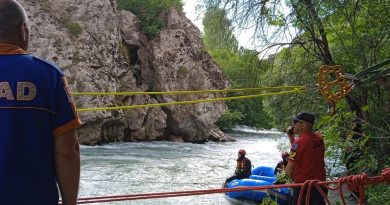 Çayda akıntıya kapılan sağlıkçıyı arama çalışmaları 6. gününde