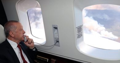 Cumhurbaşkanı Erdoğan yangın bölgesinde