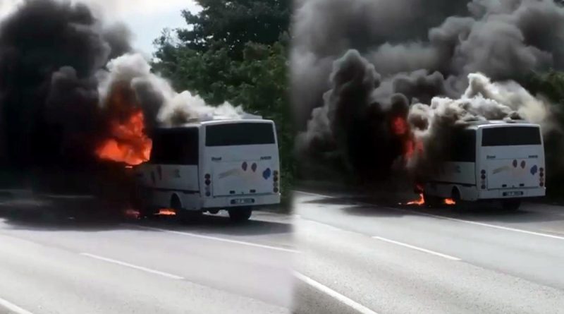 D-100’de korku dolu anlar!