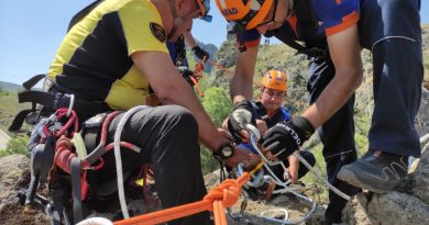 Dağ arama kurtarma tatbikatı gerçeğini aratmadı