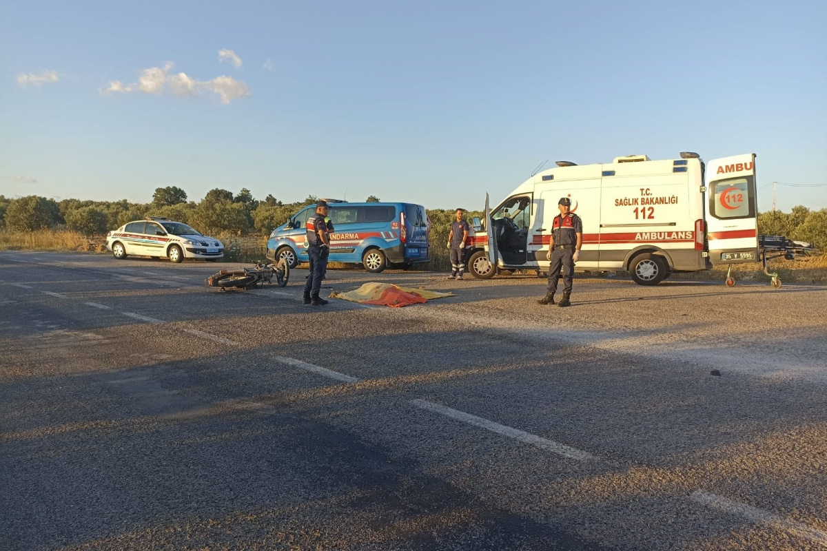 Dikili'de feci kaza: 1 ölü, 1 ağır yaralı