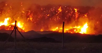 Elektrik üretim tesisinde büyük yangın