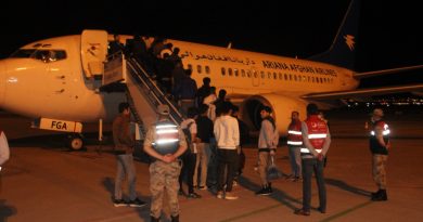 Erzurum’dan 605 Afganistan, 146 Pakistan uyruklu göçmen sınır dışı edildi