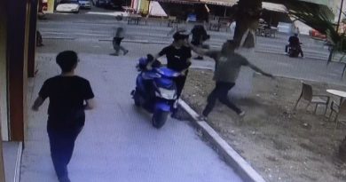 Esnaftan motosiklet hırsızına Osmanlı tokadı