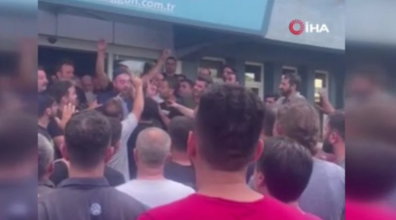 Esnaftan sanayi sitesindeki yüksek kira ve aidat zammına tepki