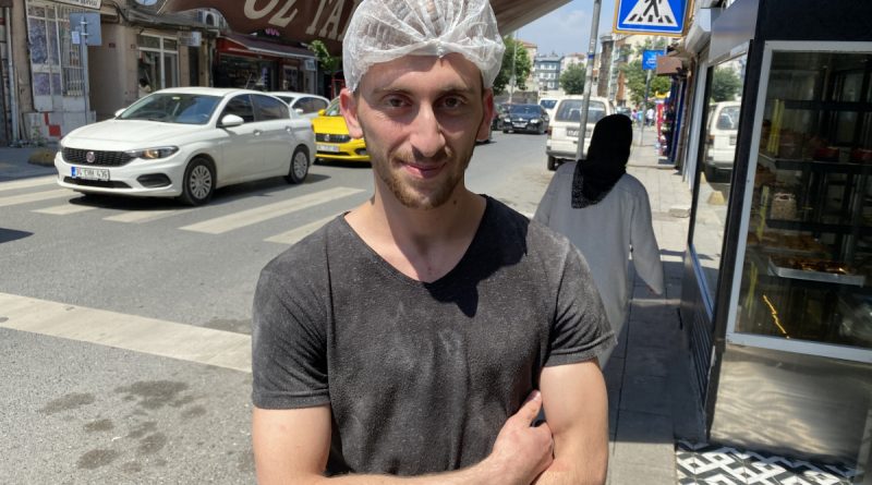 Fatih'te havaya uçtuğu kazadan 1 saat sonra işine geri döndü