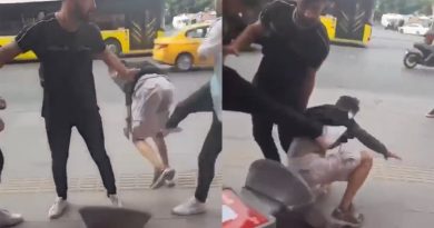 Fatih’te köpeğe eziyet eden kişiye linç girişimi