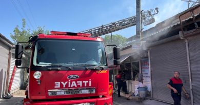 Fethiye’de sanayisinde yangın