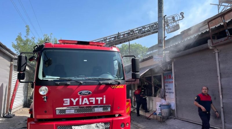 Fethiye’de sanayisinde yangın