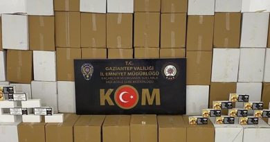 Gaziantep'te 5 milyon 460 bin boş makaron ele geçirildi