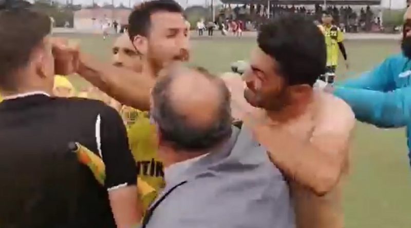 Gaziantep’te hakeme çirkin saldırı kamerada