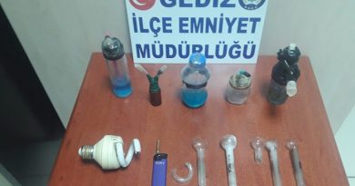 Gediz’de polis uyuşturucuya geçit vermiyor